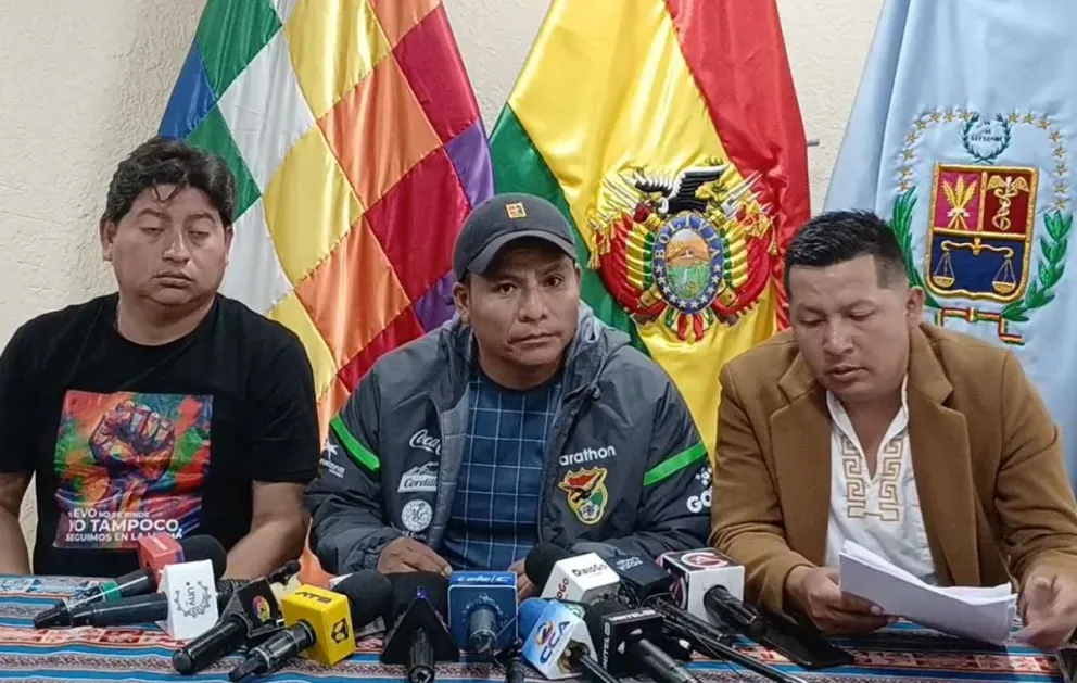 El dirigente cocalero Leonardo Loza en una captura de video.