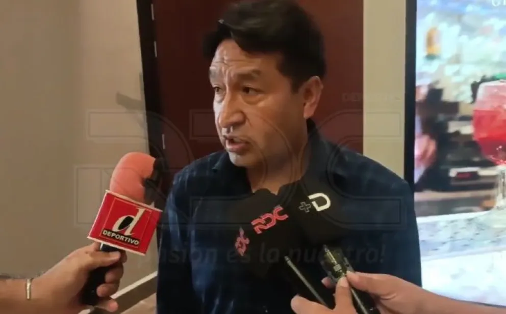 Callapino habla tras el Consejo que hubo en tierras cruceñas. Foto: Captura de pantalla.