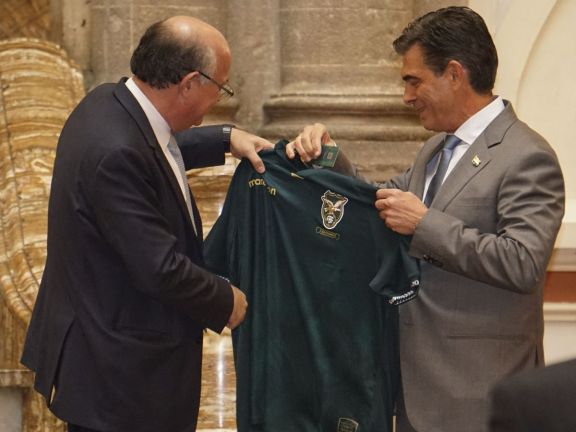 La visita del presidente del BID a Paz. Fotos: APG 