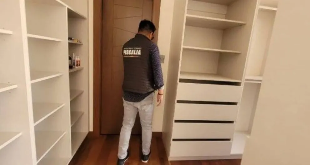 La Fiscalía de La Paz allanó hace unos días un departamento adquirido por Rafael Arce Mosqueira, hijo del expresidente Luis Arce. Foto: APG