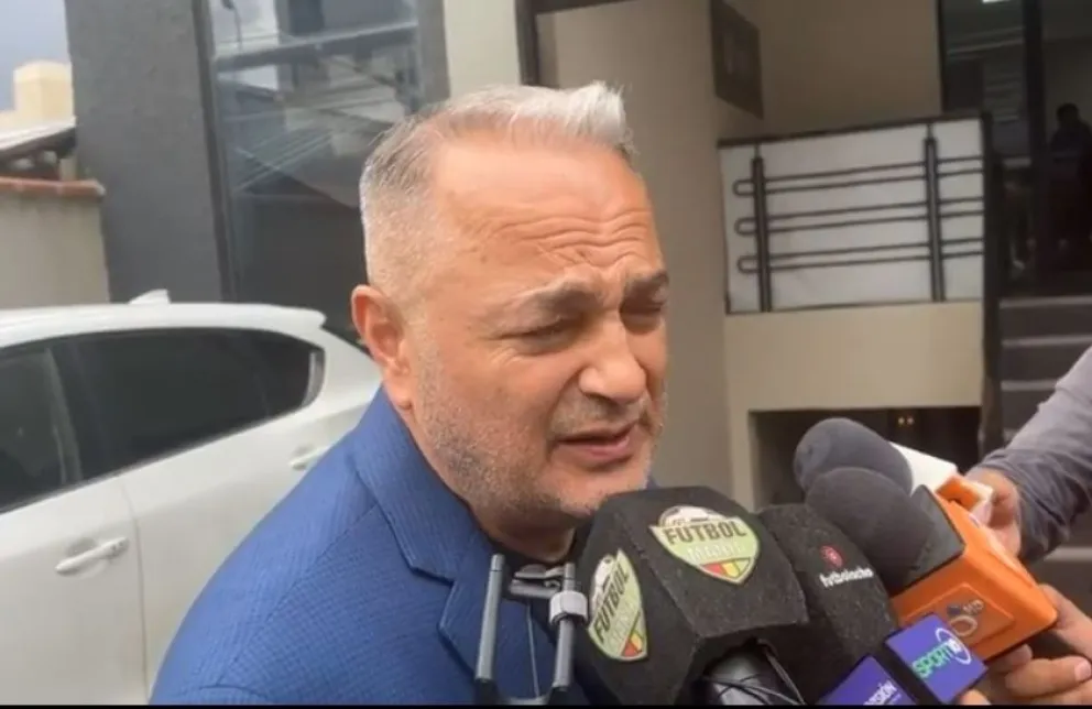 Fernando Costas, presidente de la Federación Boliviana de Fútbol. Foto: MD