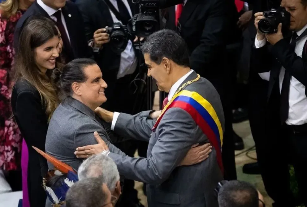 Maduro con Alex Saab en una imagen de archivo. Foto: EFE