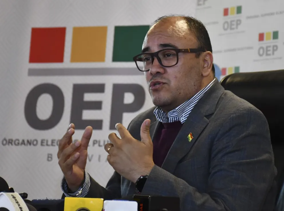 Gustavo Ávila, presidente del Tribunal Supremo Electoral (TSE). Foto: APG  