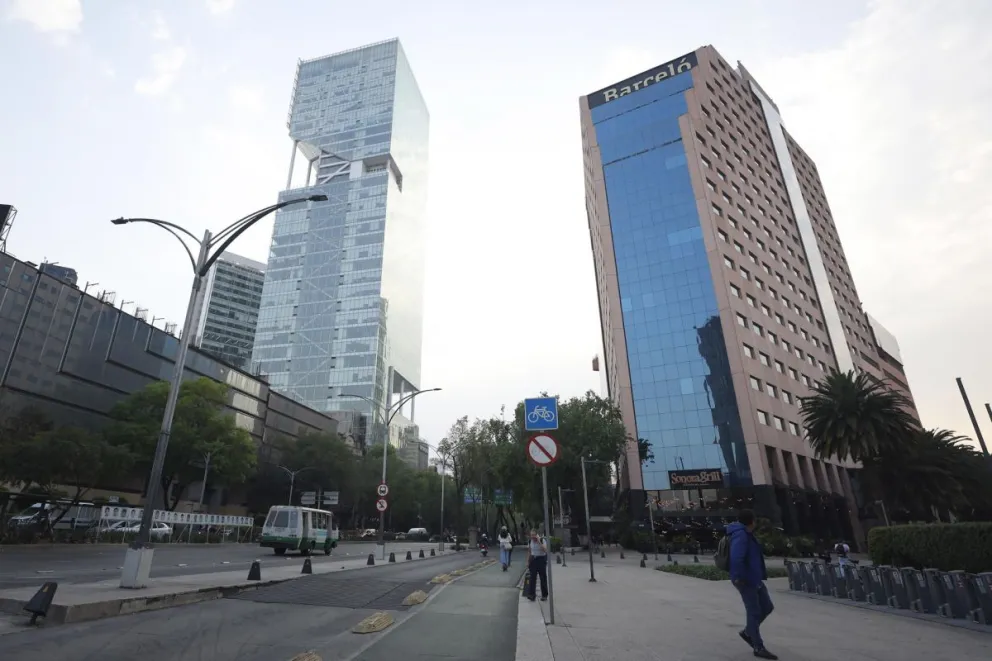 Algunos hoteles en Ciudad de México. Foto: EFE.