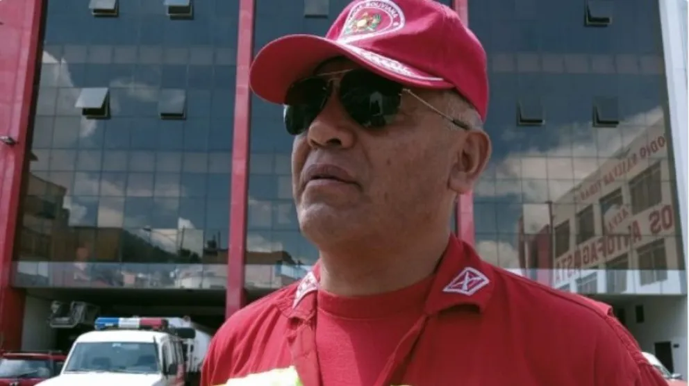 El director de Bomberos, pavel Tovar/Éxito