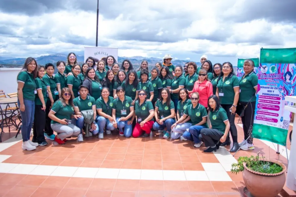 Las participantes que estuvieron en el seminario.