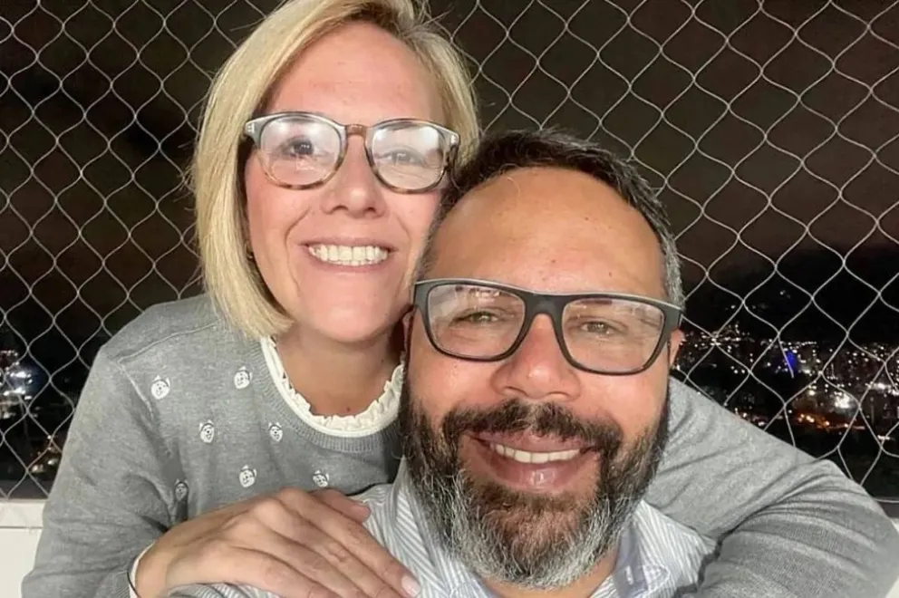 Rafael Tudares y su esposa, la hija de Edmundo González Urrutia. Foto: RRSS