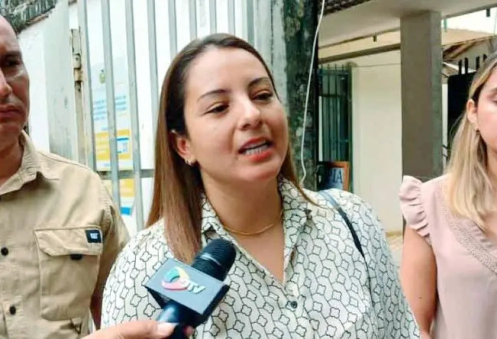 La exdiputada y candidata a concejal de Santa Cruz, Laura Rojas Ayala.