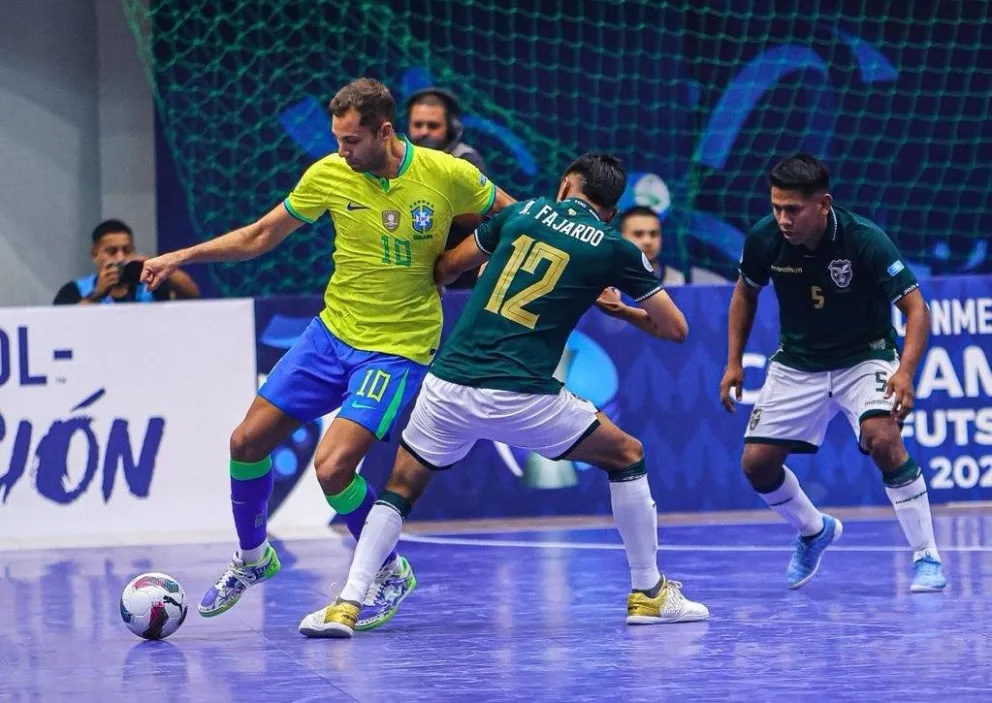Incidencia del partido entre Bolivia y Brasil. Foto: Conmebol.