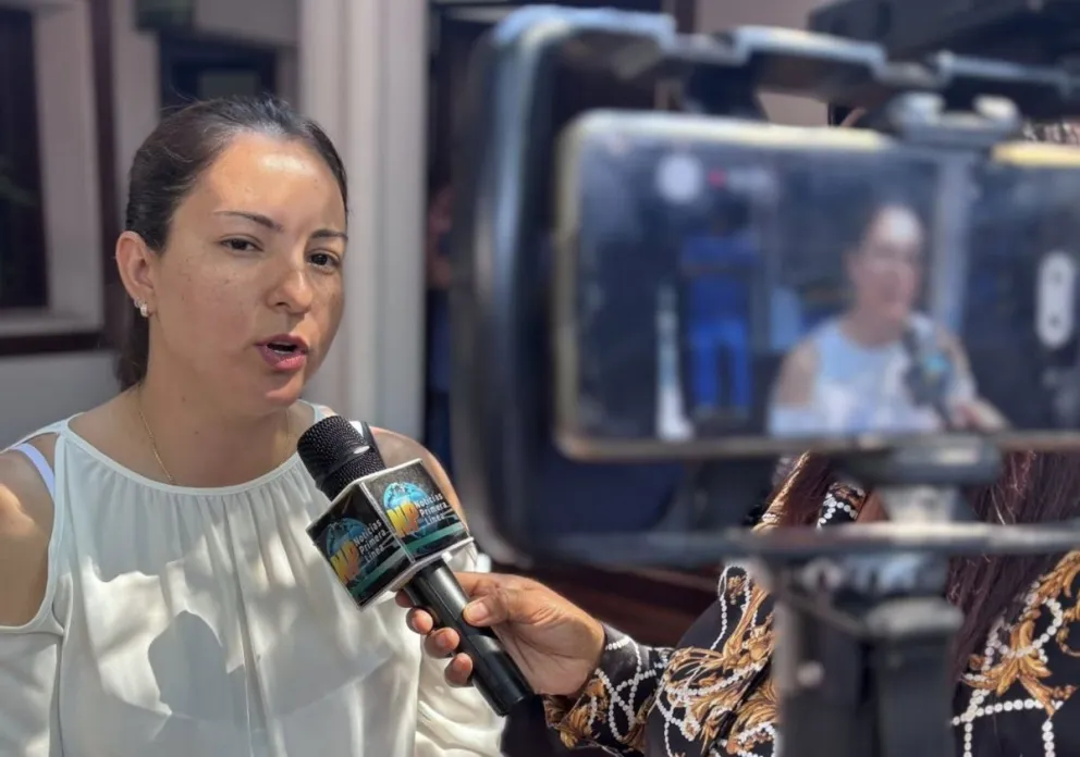 Rojas en una anterior declaración. Foto: RRSS de la exdiputada 