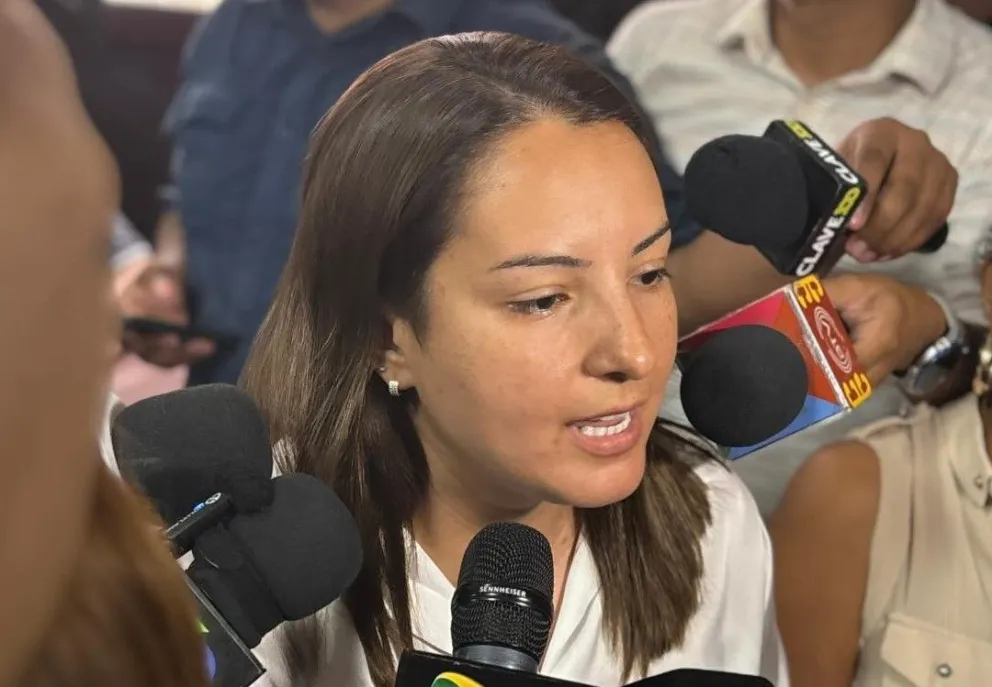 Laura Rojas, exdiputada, en un anterio contacto con la prensa. Foto: RRSS de la exlegisladora 