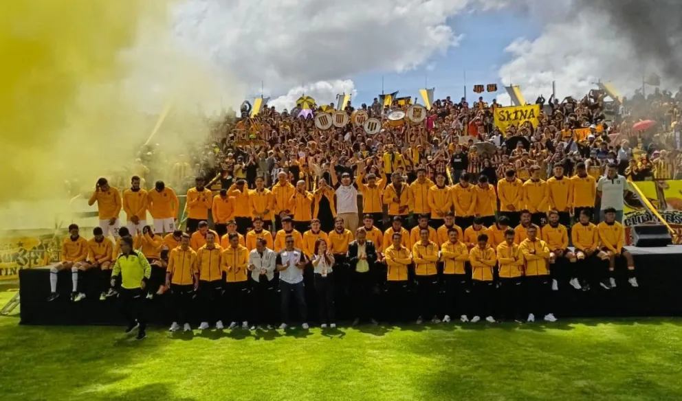 El Tigre modelo 2026, la dirigencia y el cuerpo técnico tienen en planes una o dos incorporaciones más. Foto: Ismael Mostajo