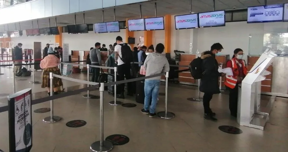 Las instalaciones del Aeropuerto Internacional de El Alto. Foto: Archivo ABI