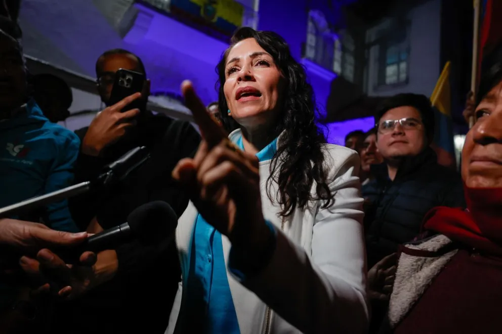 La excandidata presidencial del correísmo Luisa González, en una imagen de archivo. Foto: EFE