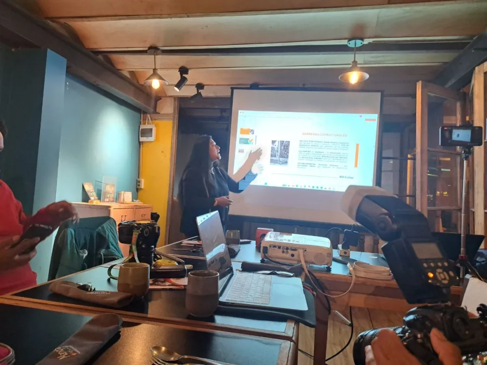 América Maceda, una de las investigadoras del estudio. Foto: Visión 360