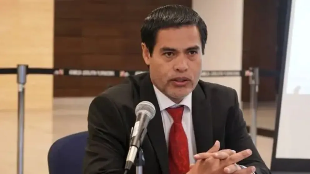 El presidente del Consejo de la Magistratura, Carlos Spencer Arancibia, informó que el juez Herbert Zeballos enfrenta 17 procesos por la "faltas graves" y "faltas gravísimas". Foto: Captura