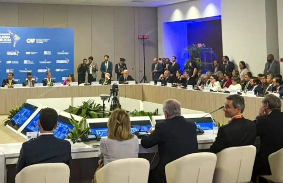 Uno de los encuentros en el Bolivia Day en Panamá. Foto: Planificación 