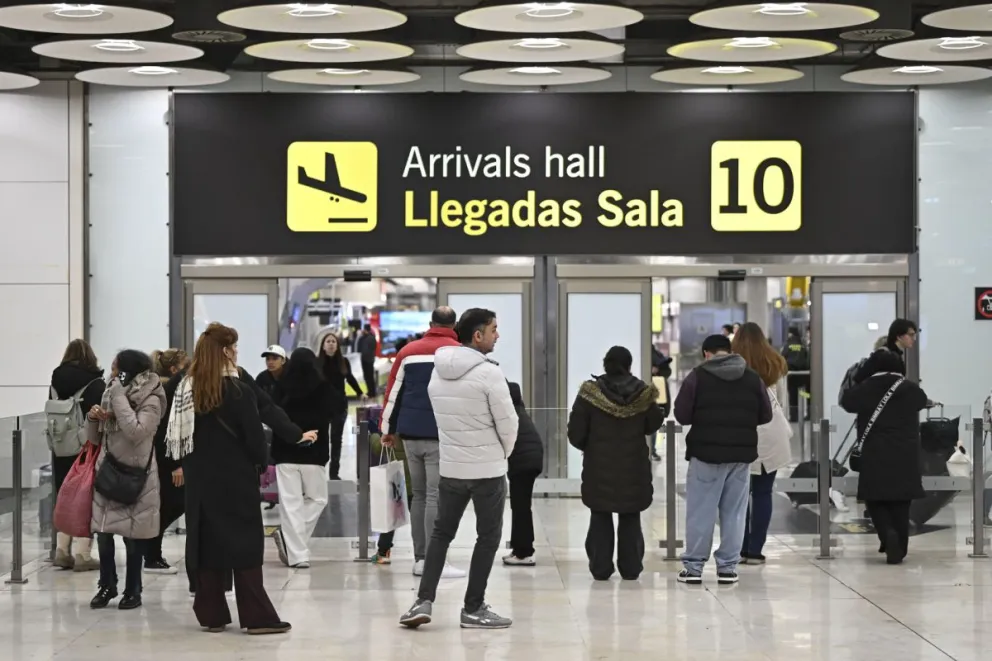 La terminal 10 de llegadas del Aeropuerto de Madrid Barajas. Foto: EFE