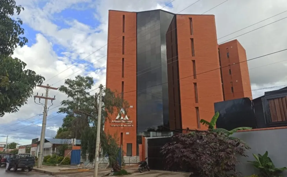 Vista del edificio de la Aduana Nacional en Tarija. 