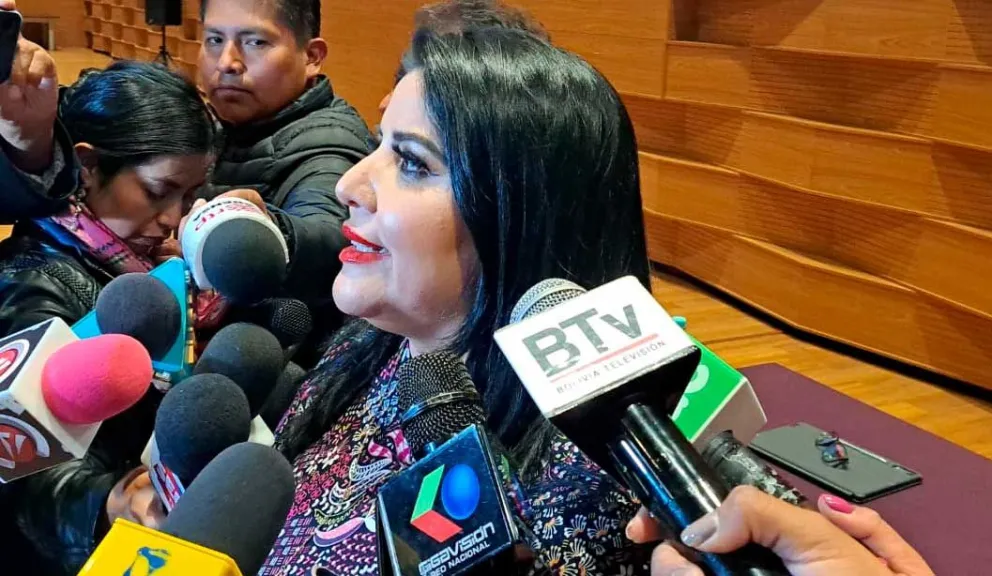 La viceministra de Igualdad de Oportunidades, Jéssica Echeverría. Foto: Erbol