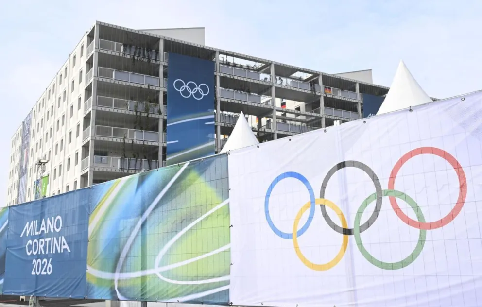 La Villa Olímpica en Milán, Italia, para los Juegos Olímpicos de Invierno. Foto: EFE.