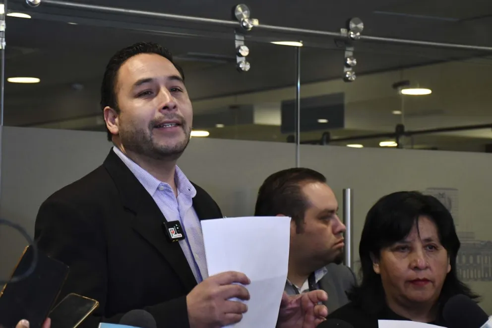 El diputado Alejandro Medinaceli presentó una demanda contra el vicepresidente Edmand Lara. Foto: APG 
