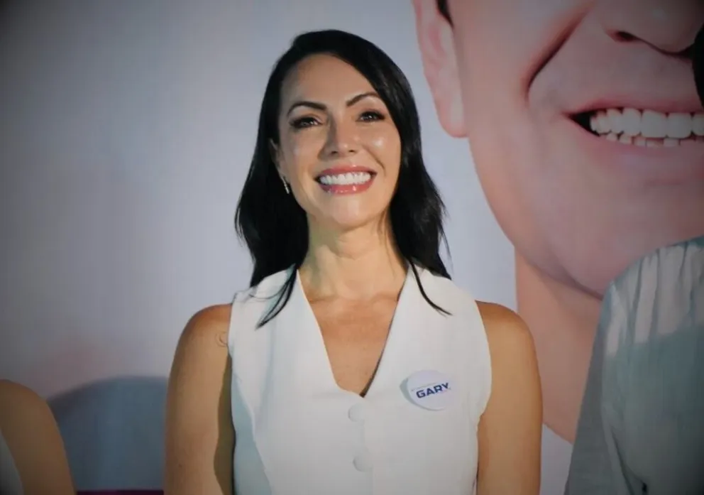 Davinia Fernández fue presentada como candidata a concejal la noche del martes. Foto: Facebook de Gary Añez