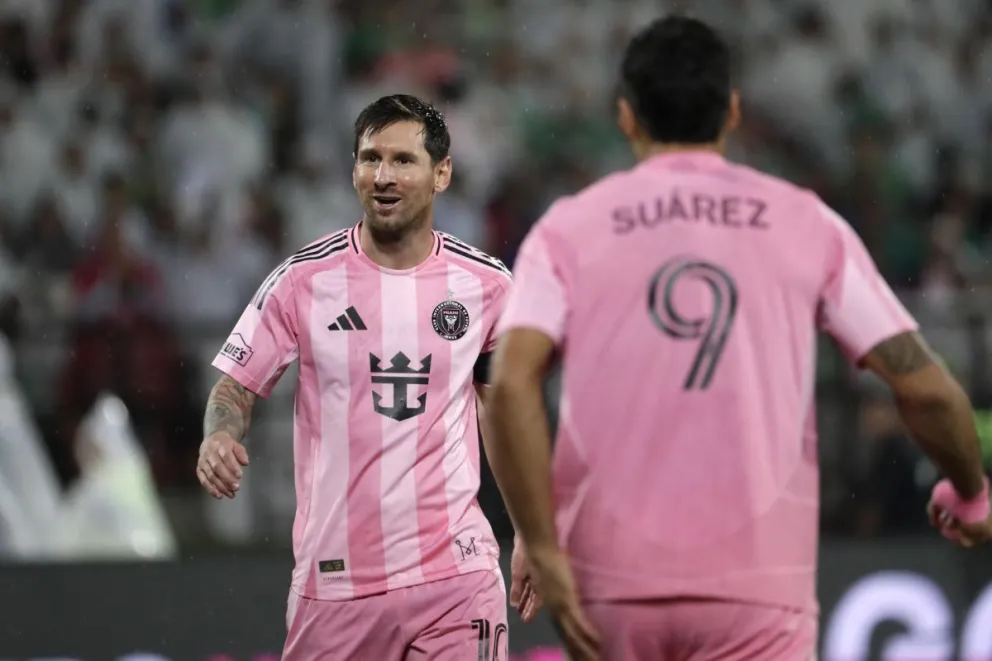 Lionel Messi en un partido con el Inter de Miami. Foto: EFE