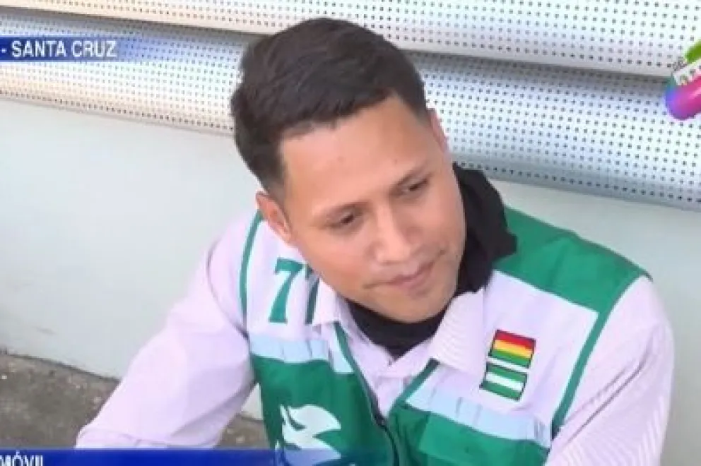 Brandon Lara, hermano del vicepresidente Edmand Lara. Foto: Captura de la red DTV