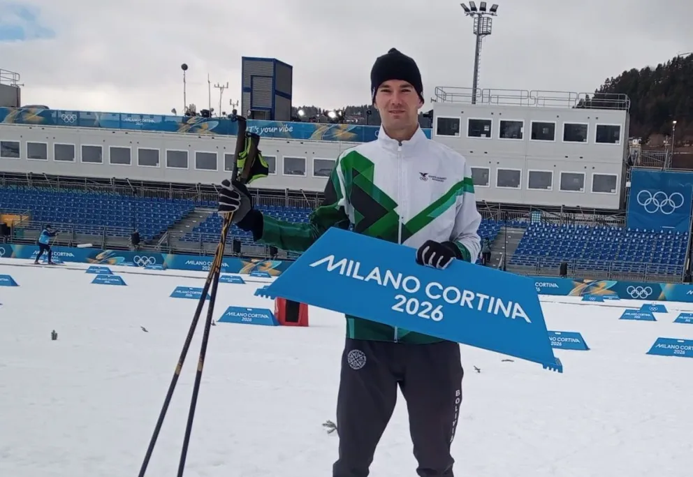 Grönlund ya hizo reconocimiento de pista para los Juegos de Invierno. Foto: FEBSA.