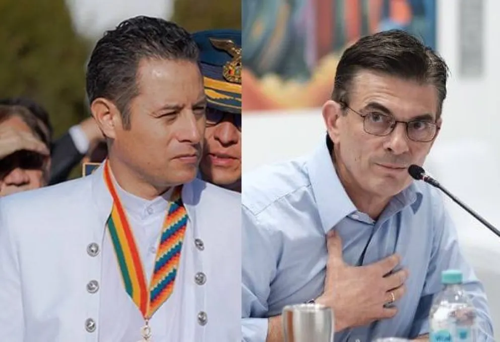 Edmand Lara y Rodrigo Paz Pereira