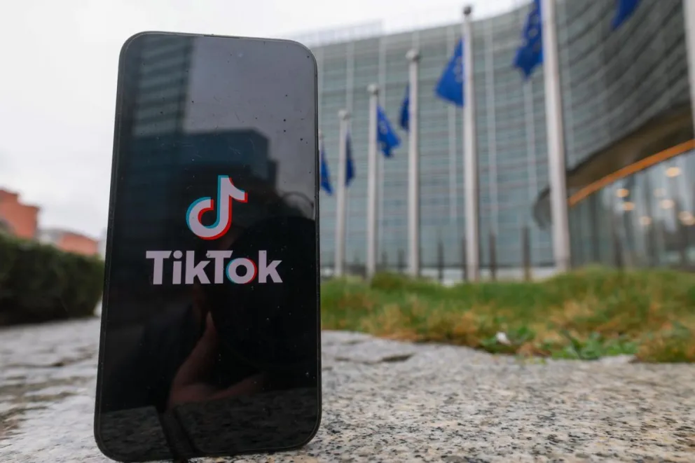 Una imagen referencial sobre TikTok y la UE. Foto: EFE 