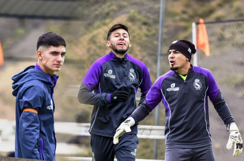 Jugadores del cuadro de Real que esta tarde van por la clasificación. Foto: RP
