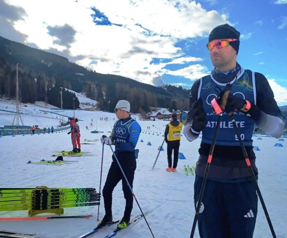 Grönlund tras su entrenamiento de este sábado. Foto: FEBSA