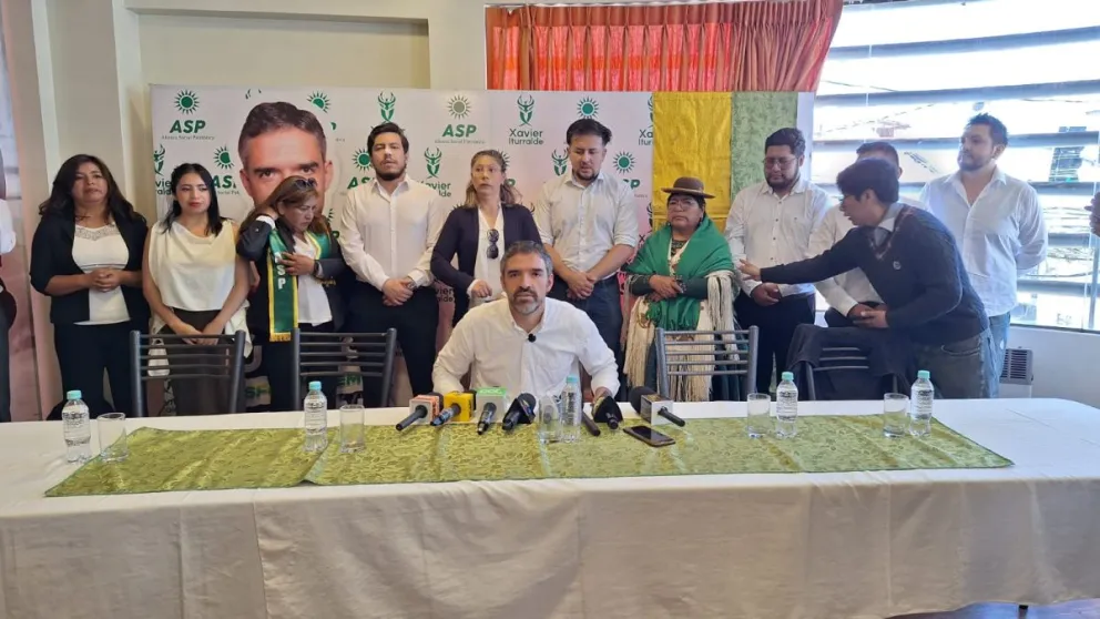 El candidato a la Alcaldía de La Paz Xavier Iturralde. Foto: Visión 360 