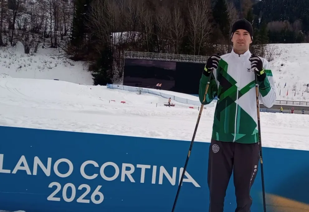 Grönlund durante su entrenamiento en Italia. Foto: FEBSA.