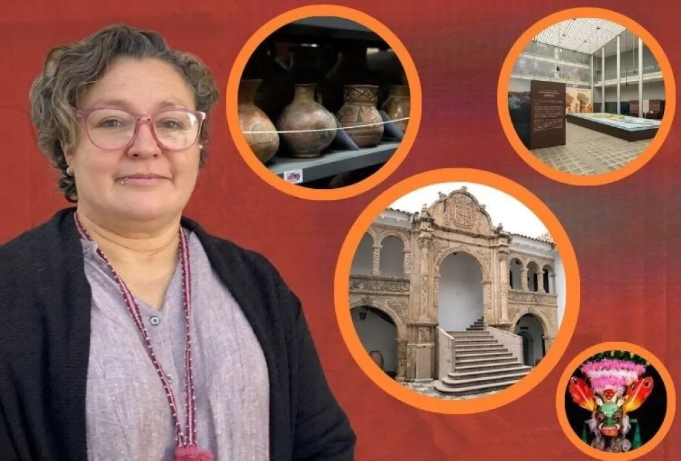 La arqueóloga Patricia L. Álvarez Quinteros, directora a.i. del MUSEF. Foto: MUSEF