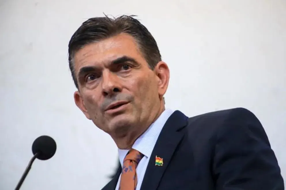 El presidente, Rodrigo Paz, cumplió tres meses de gestión, el 8 de febrero. Foto EFE