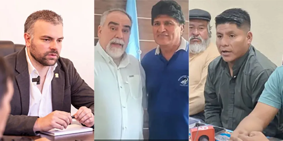 A la izquierda, el senador de la alianza Libre, José Manuel Ormachea; a la derecha, el exsenador Leonardo Loza. Foto: Composición