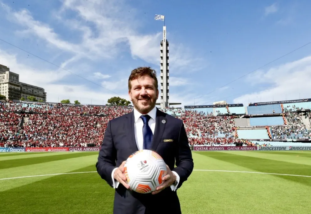 El paraguayo Alejandro Domínguez, presidente de la Conmebol. Foto: EPU