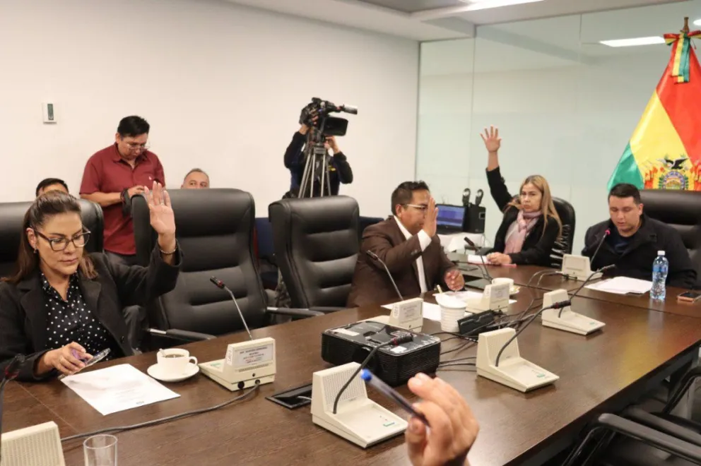 La sesión de Comisión se llevó a cabo en horas de la tarde de este martes. Foto: Cámara de Diputados
