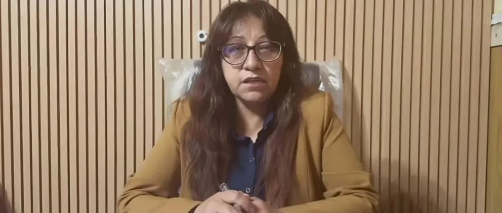 Josefina Cruz es la nueva alcaldesa de Potosí, tras la renuncia de Llally. Foto: Unitel