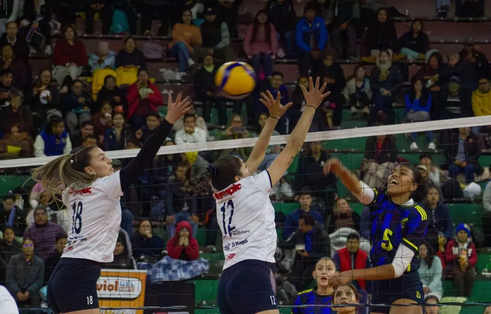 Un partido de la Liga Superior Femenina 2025. Foto: FBV.