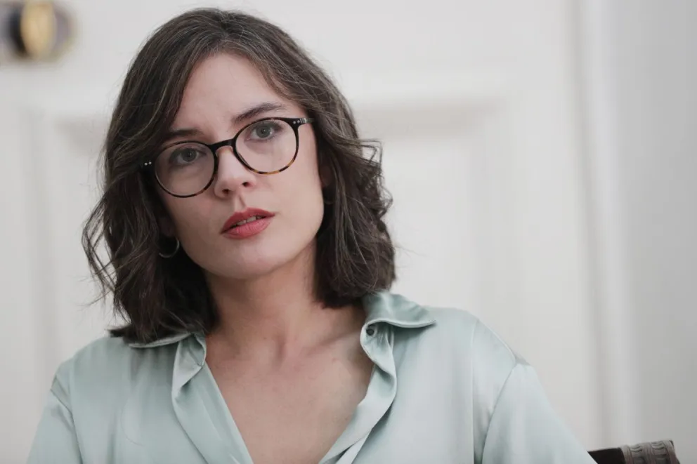 Fotografía de archivo de la portavoz del Gobierno chileno, Camila Vallejo. Foto: EFE