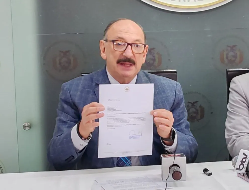 El procurador general del Estado, Hugo León La Faye. Foto: PGE