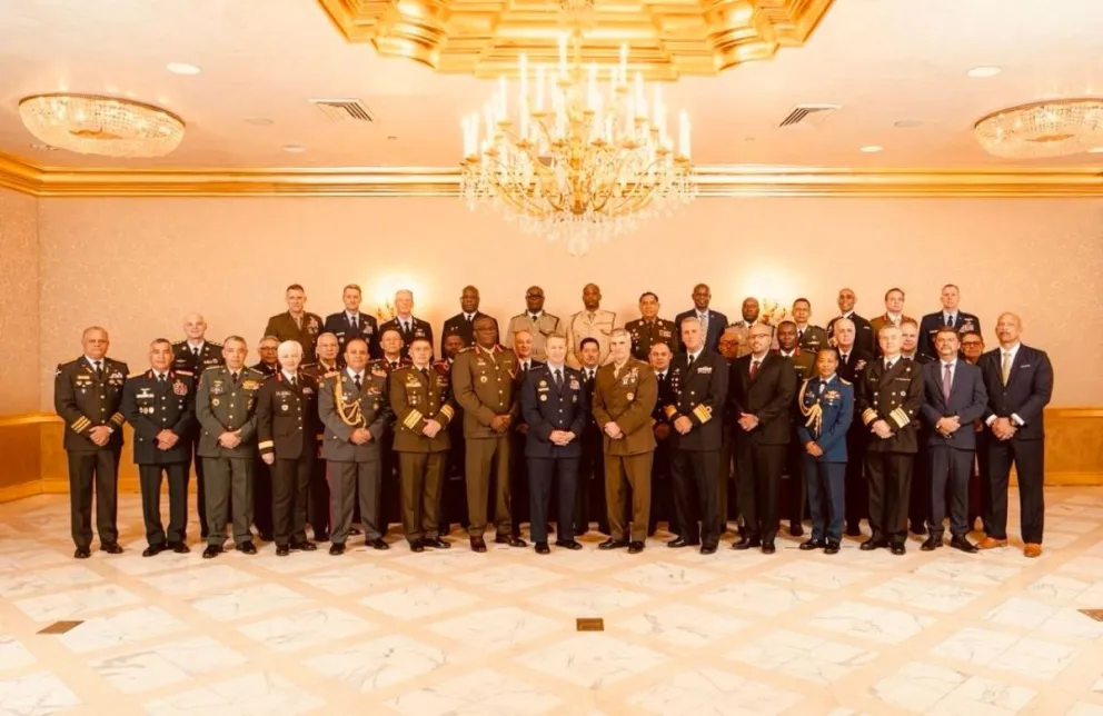 La reunión de Comandantes del Hemisferio Occidental, que congregó a delegaciones militares de 36 países. Foto Ministerio de Defensa 