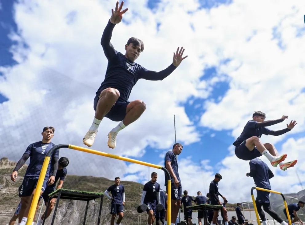 Los bolivaristas cerraon sus entrenamientos en su complejo de Ananta. Foto: CB