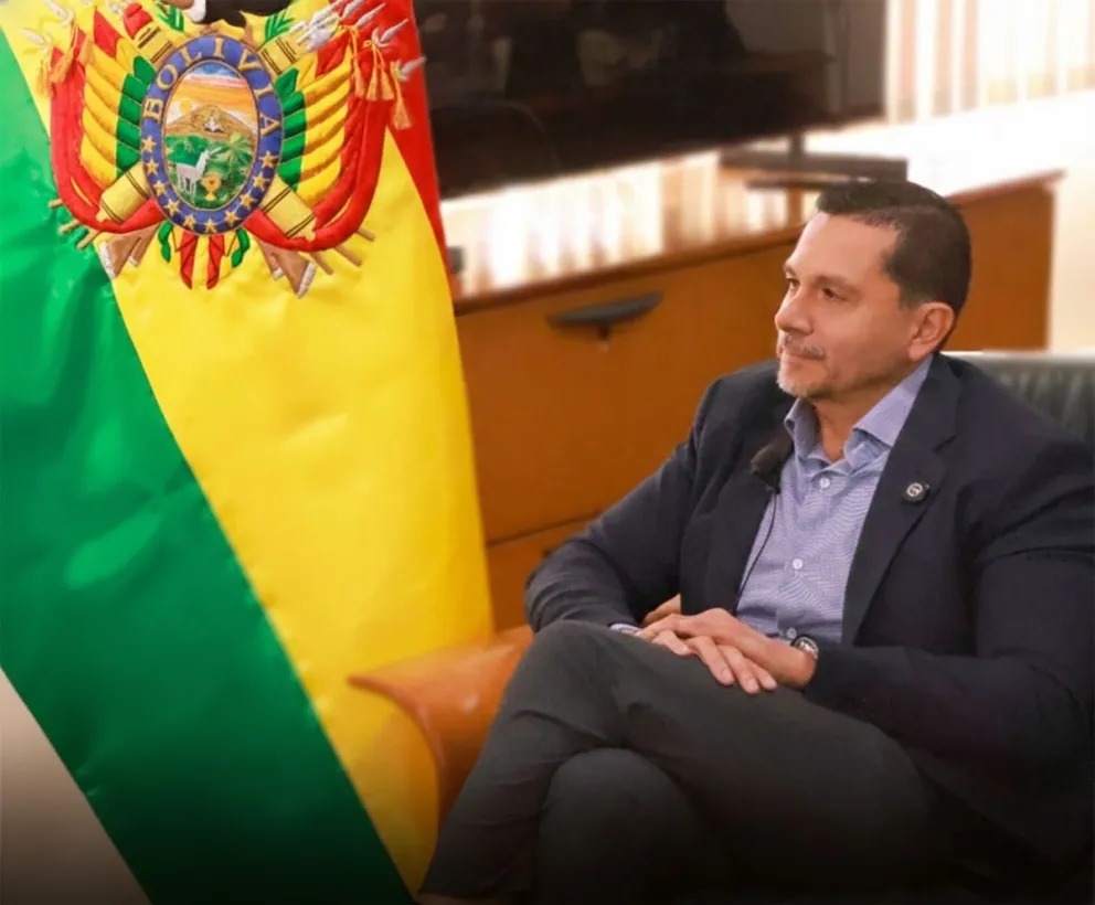 Presidente de la Aduana Nacional, Alberto Soto de la Vía. Foto: Aduana Nacional 