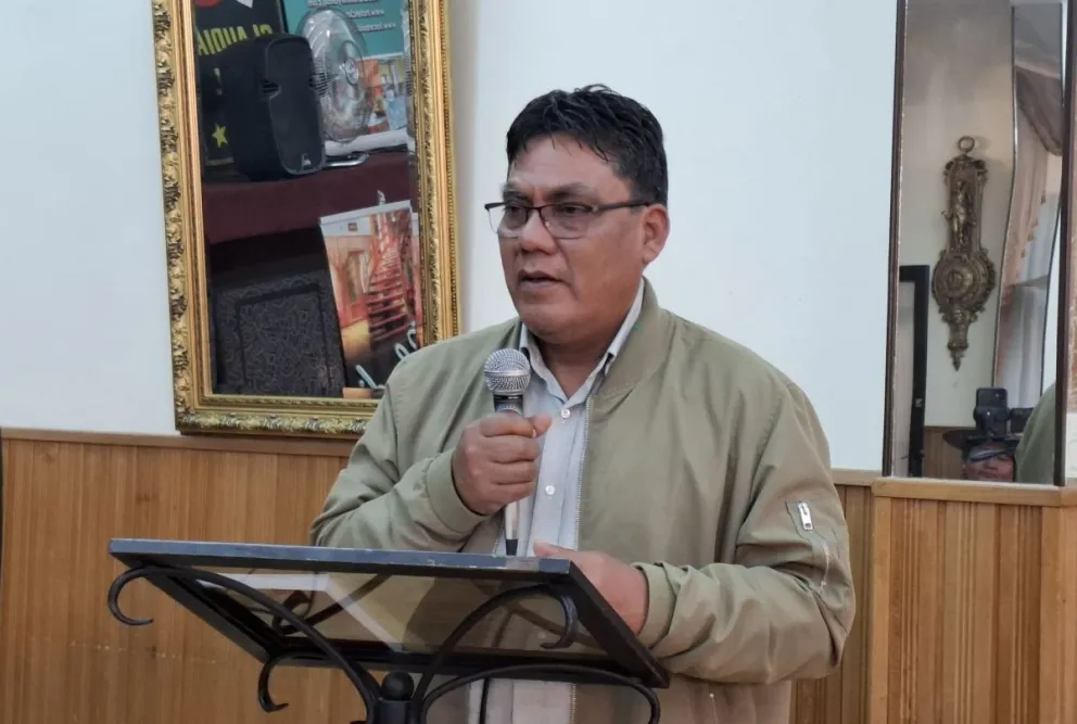 El diputado Héctor Arce, durante una anterior actividad. Foto: RRSS del exlegislador