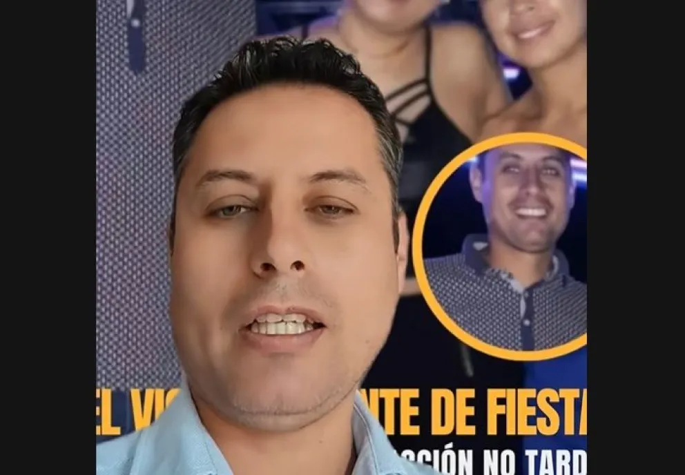 Captura del video en el que Lara acusa al Presidente de llevar adelante una campaña en su contra.